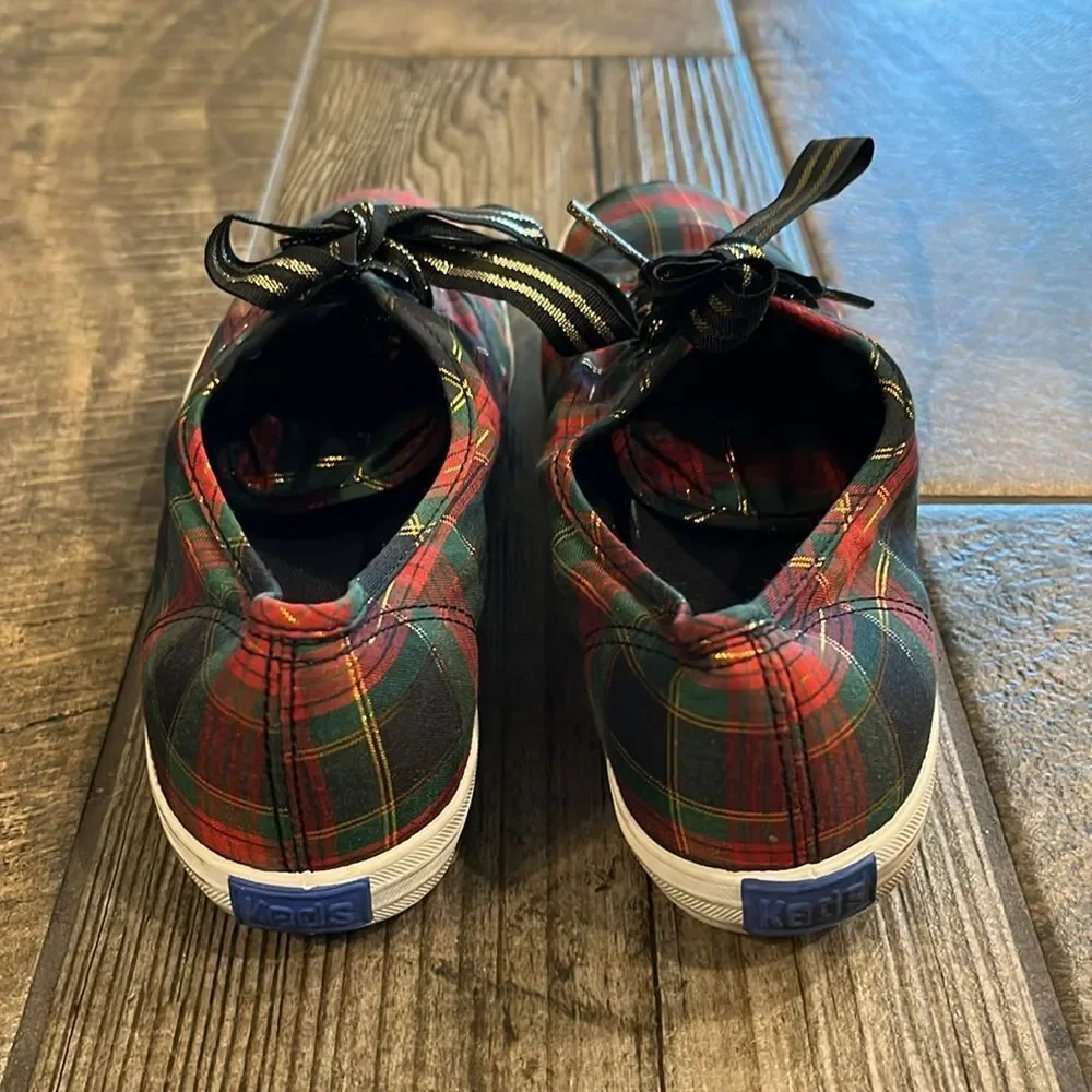 Keds red plaid sneakers - Picture 4 of 4
